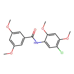 N-(5-Chloro-2,4-dimethoxyphenyl)-3,5-dimethoxybenzamide structure