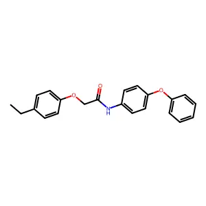 2-(4-ethylphenoxy)-N-(4-phenoxyphenyl)acetamide structure