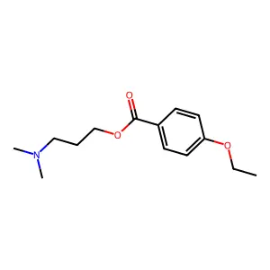 3-(Dimethylamino)propyl 4-ethoxybenzoate structure