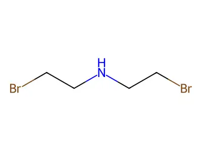 Bis(2-bromoethyl)amine structure