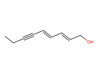 2,4-Nonadien-6-yn-1-ol, (E,E)- structure