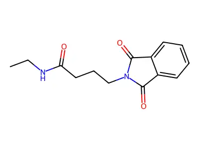 1,3-二氧代-N-乙基-2-异二氢吲哚丁酰胺 structure