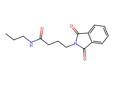 1,3-二氧代-N-丙基-2-异二氢吲哚丁酰胺 structure