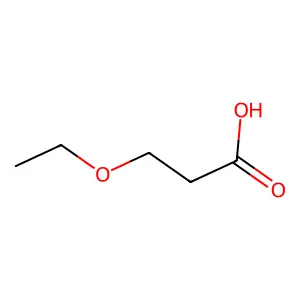 3-乙氧基丙酸 structure