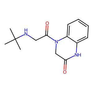 4-[2-(Tert-butylamino)acetyl]-1,3-dihydroquinoxalin-2-one structure