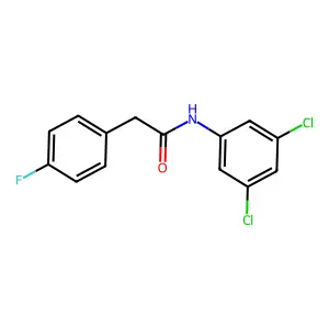 N-(3,5-二氯苯基)-2-(4-氟苯基)乙酰胺 structure