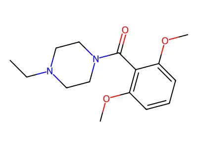 (2,6-Dimethoxyphenyl)-(4-ethylpiperazin-1-yl)methanone structure