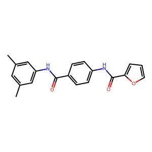 N-{4-[(3,5-dimethylanilino)carbonyl]phenyl}-2-furamide structure