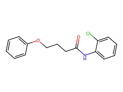 N-(2-chlorophenyl)-4-phenoxybutanamide structure