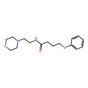 N-(2-morpholin-4-ylethyl)-4-phenoxybutanamide structure