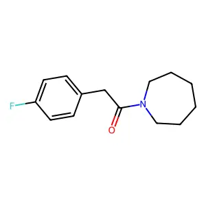 1-(Azepan-1-yl)-2-(4-fluorophenyl)ethanone structure