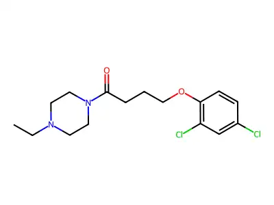 4-(2,4-Dichlorophenoxy)-1-(4-ethylpiperazin-1-yl)butan-1-one structure