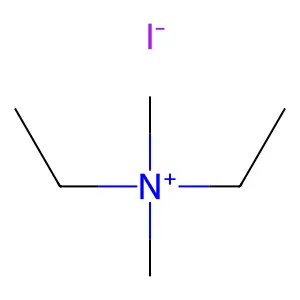 Ethanaminium, N-ethyl-N,N-dimethyl-, iodide (1:1) structure