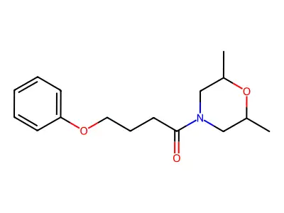 1-(2,6-Dimethylmorpholin-4-yl)-4-phenoxybutan-1-one structure