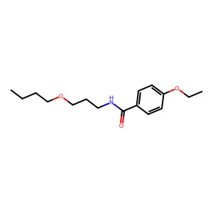 N-(3-butoxypropyl)-4-ethoxybenzamide structure