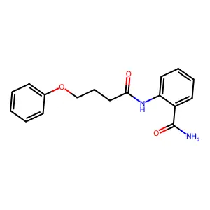 2-(4-苯氧基丁酰氨基)苯甲酰胺 structure