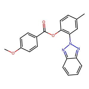 [2-(Benzotriazol-2-yl)-4-methylphenyl] 4-methoxybenzoate structure