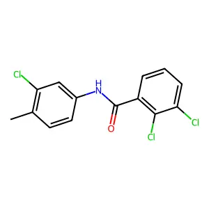 2,3-dichloro-N-(3-chloro-4-methylphenyl)benzamide structure