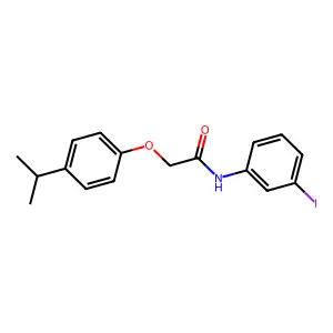 N-(3-Iodophenyl)-2-(4-isopropylphenoxy)acetamide structure