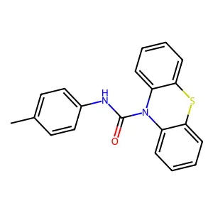 N-(4-Methylphenyl)phenothiazine-10-carboxamide structure