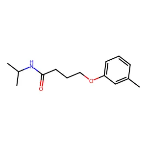 4-(3-methylphenoxy)-N-propan-2-ylbutanamide structure