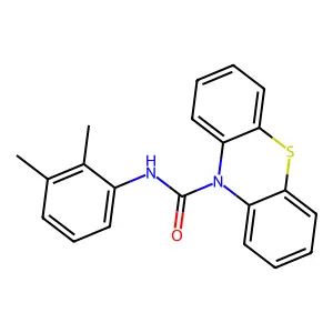 N-(2,3-dimethylphenyl)-10H-phenothiazine-10-carboxamide structure
