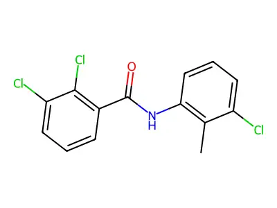 2,3-二氯-N-(3-氯-2-甲基苯基)苯甲酰胺 structure