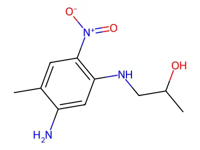 1-[(5-Amino-4-methyl-2-nitrophenyl)amino]propan-2-ol structure