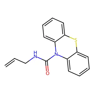 N-allyl-10H-phenothiazine-10-carboxamide structure