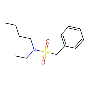 N-butyl-N-ethyl-1-phenylmethanesulfonamide structure