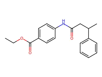 Ethyl 4-(3-phenylbutanoylamino)benzoate structure