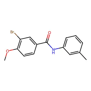 3-bromo-4-methoxy-N-(3-methylphenyl)benzamide structure
