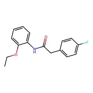 N-(2-ethoxyphenyl)-2-(4-fluorophenyl)acetamide structure