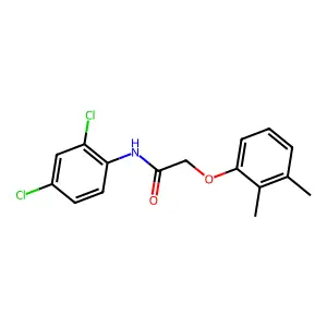 N-(2,4-dichlorophenyl)-2-(2,3-dimethylphenoxy)acetamide structure