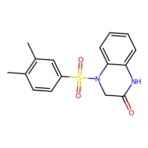 4-(3,4-Dimethylphenyl)sulfonyl-1,3-dihydroquinoxalin-2-one structure