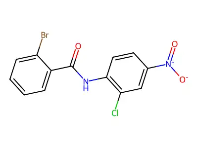 2-bromo-N-(2-chloro-4-nitrophenyl)benzamide structure