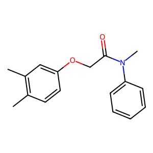 2-(3,4-dimethylphenoxy)-N-methyl-N-phenylacetamide structure