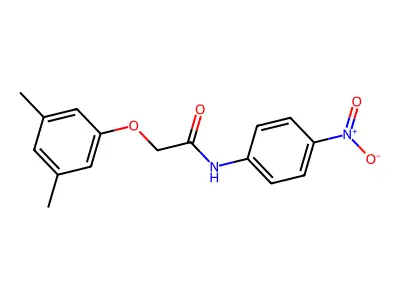 2-(3,5-dimethylphenoxy)-N-(4-nitrophenyl)acetamide structure