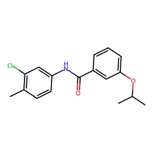 N-(3-chloro-4-methylphenyl)-3-propan-2-yloxybenzamide structure