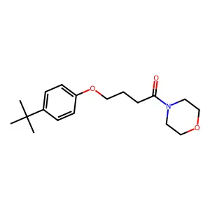 4-(4-(Tert-butyl)phenoxy)-1-morpholinobutan-1-one structure