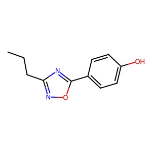 4-(3-Propyl-1,2,4-oxadiazol-5-yl)phenol structure