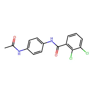 N-(4-乙酰氨基苯基)-2,3-二氯苯甲酰胺 structure