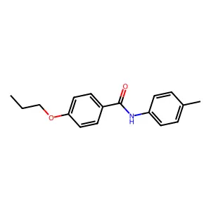 N-(4-methylphenyl)-4-propoxybenzamide structure