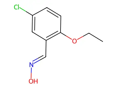 N-[(5-chloro-2-ethoxyphenyl)methylidene]hydroxylamine structure