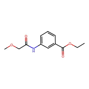 Ethyl 3-[(2-methoxyacetyl)amino]benzoate structure