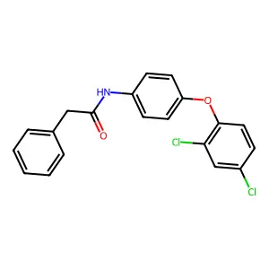 N-[4-(2,4-dichlorophenoxy)phenyl]-2-phenylacetamide structure