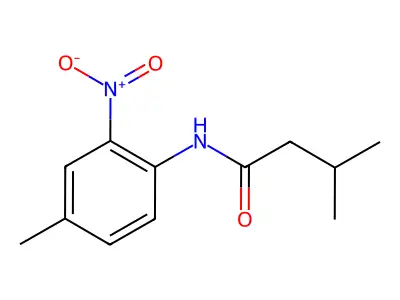 3-methyl-N-(4-methyl-2-nitrophenyl)butanamide structure