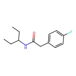 2-(4-氟苯基)-N-(-3-基)乙酰胺 structure