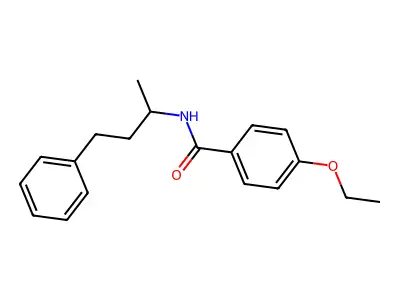 4-ethoxy-N-(4-phenylbutan-2-yl)benzamide structure
