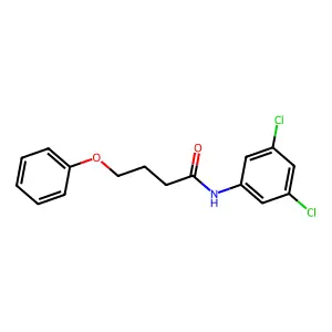 N-(3,5-dichlorophenyl)-4-phenoxybutanamide structure